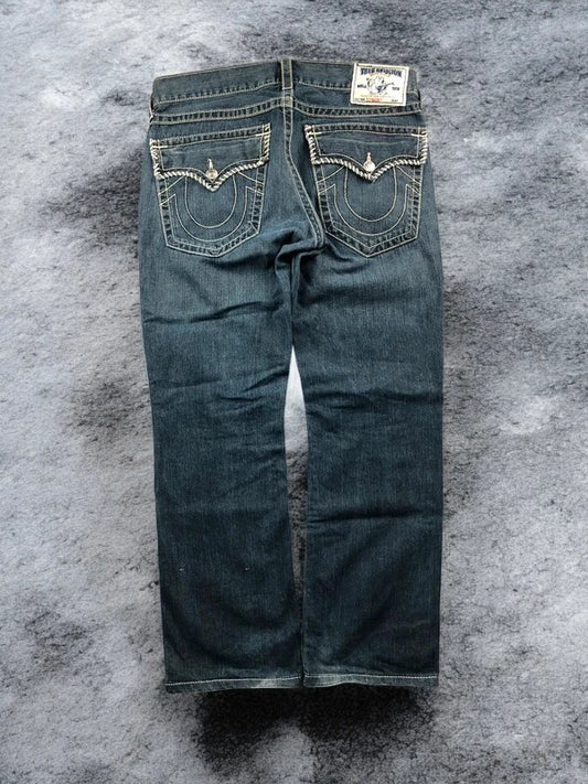 True Religion Bootcut Baggy Jeans