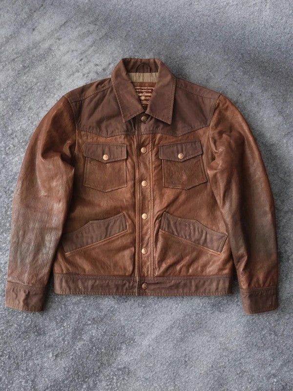 Marlboro Classics Vintage Leather Jacket