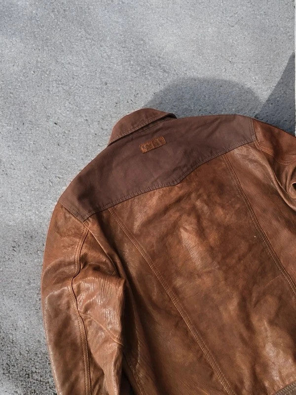 Marlboro Classics Vintage Leather Jacket